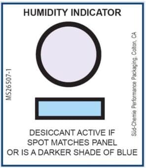 Humidity Indicator Card – Teledyne ISCO